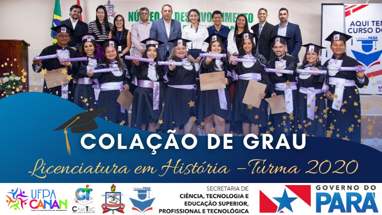 Outorga de grau do curso de História