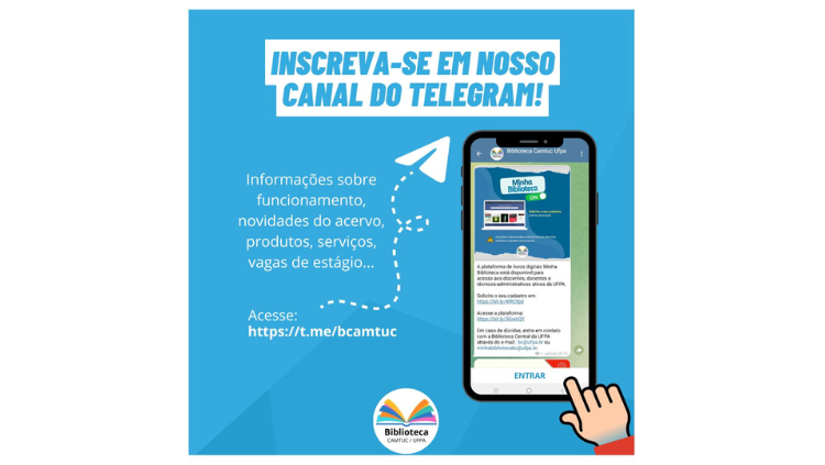 Inscreva-se no canal do telegram da Biblioteca! 